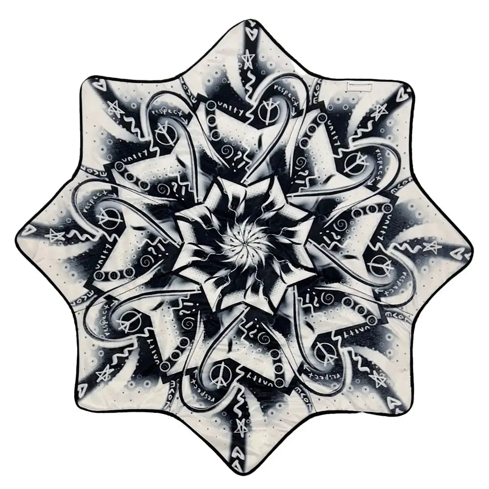 Mougee "Intra" Classic Flow Star - Internal Webbing - 27" Diameter - Durable and Vibrant Patterns