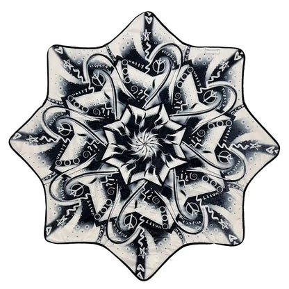 Mougee "Intra" Classic Flow Star - Internal Webbing - 27" Diameter - Durable and Vibrant Patterns