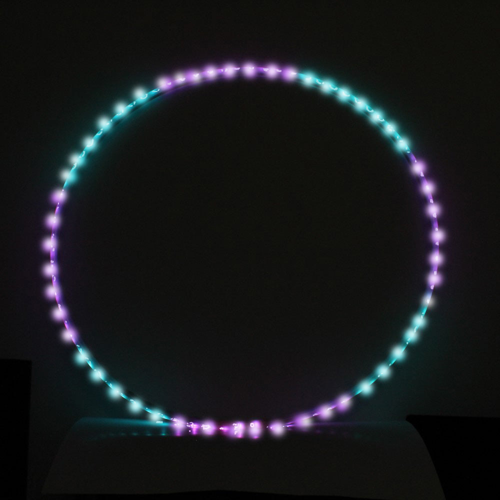 Zeekio LED 34" Hoop Rechargeable with Remote - Flow Toy - Ultra Bright Multi Color Light Up Collapsible