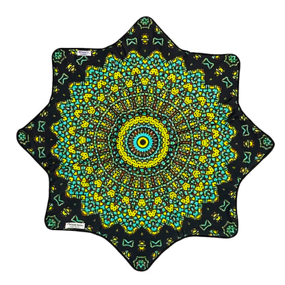 Mougee "Intra" Classic Flow Star - Internal Webbing - 27" Diameter - Durable and Vibrant Patterns