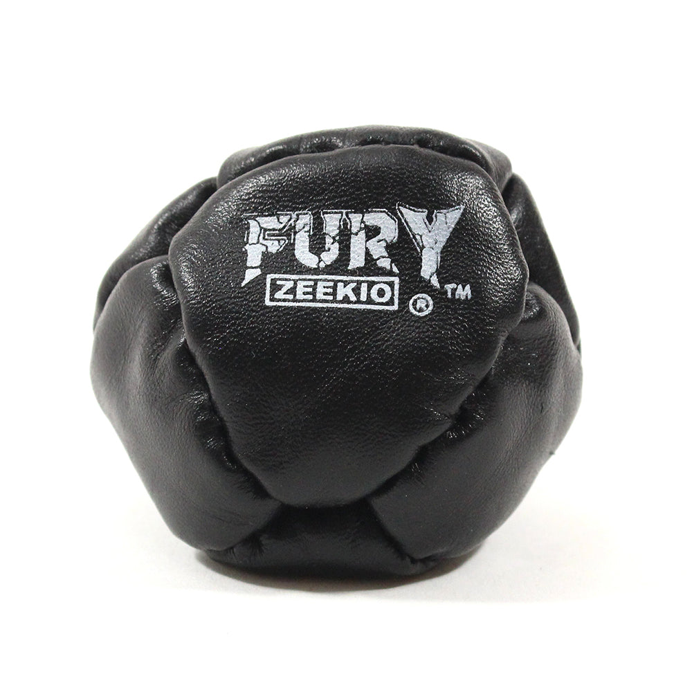 Zeekio The Fury 8 Panel Footbag - Hand Stitched Genuine Leather - Sand Filled Foot Bag