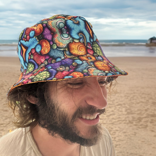 Mougee Reversible Bucket Hat - One size fits all