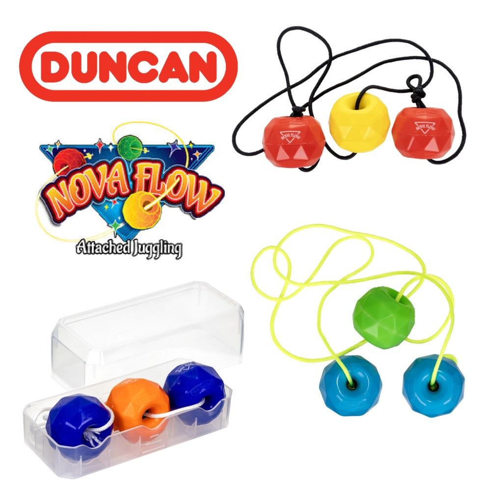 Duncan Nova Flow 3 ball attached juggling toy.  Great for flow or play.
