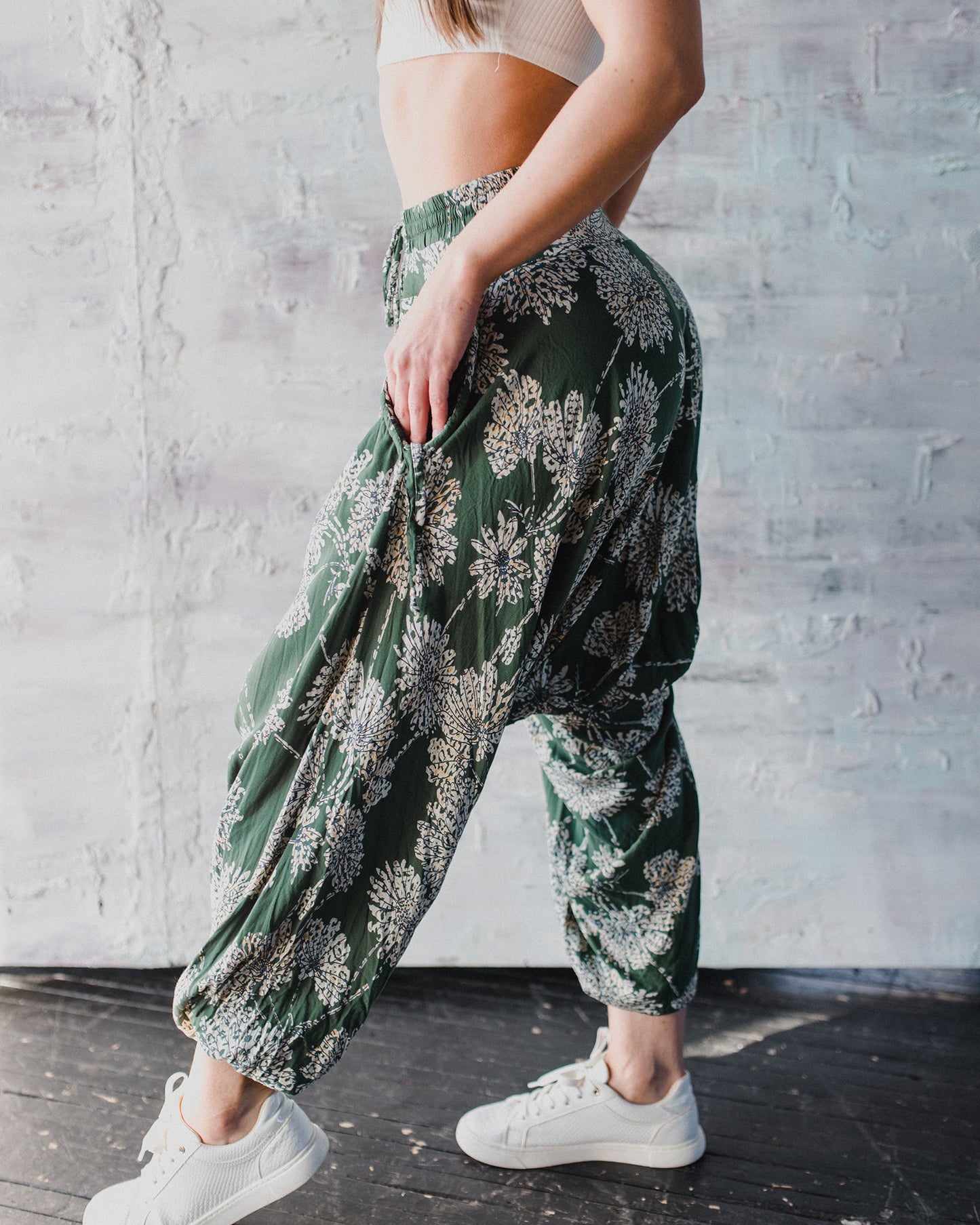Floral Harem Pant - Unisex