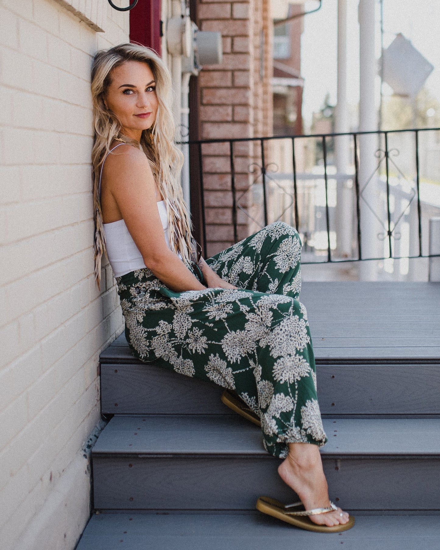 Floral Harem Pant - Unisex