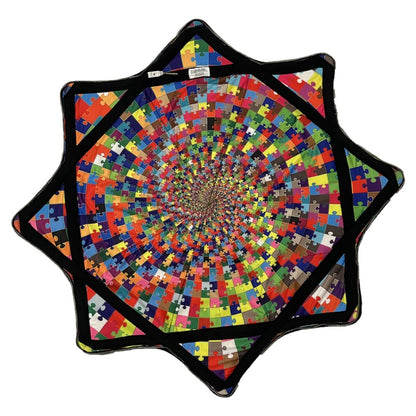 Mougee Spark Flow Star - 28" Diameter - Rechargeable Multi-Colored LED Lights - 3 Modes