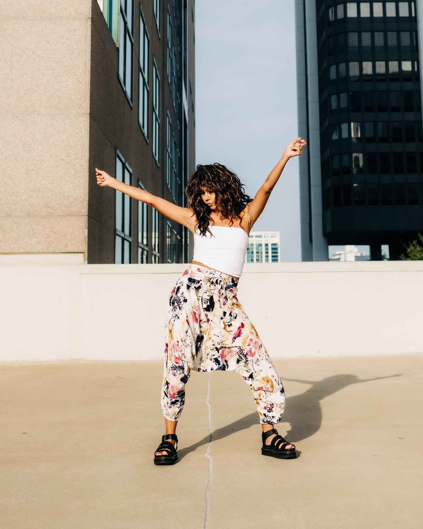 Floral Harem Pant - Unisex