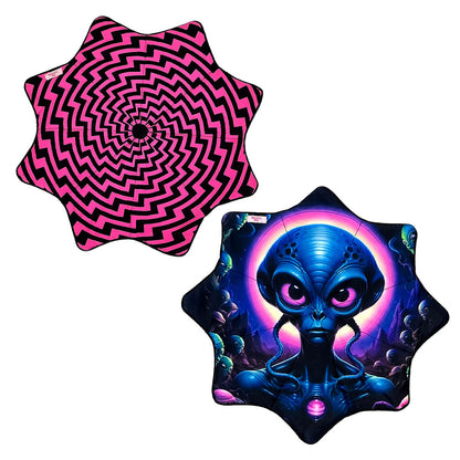 Mougee "Intra" Mini Flow Star - Internal Webbing - 20" Diameter - Durable and Vibrant Patterns