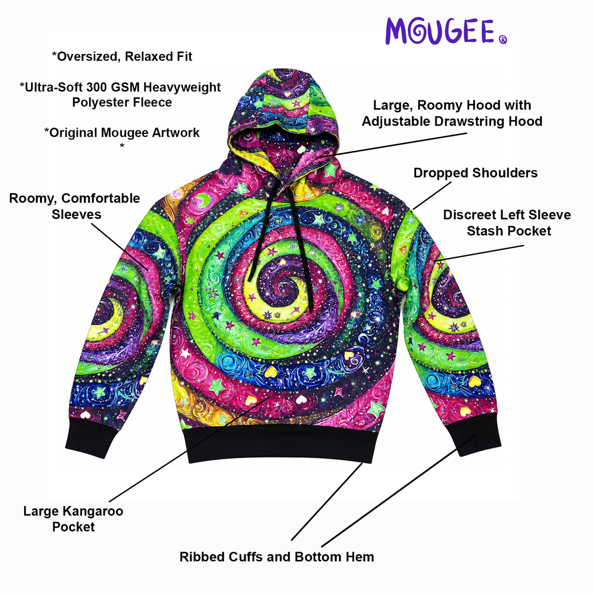 Mougee Oversized Hoodie - Your New Favorite Hoodie