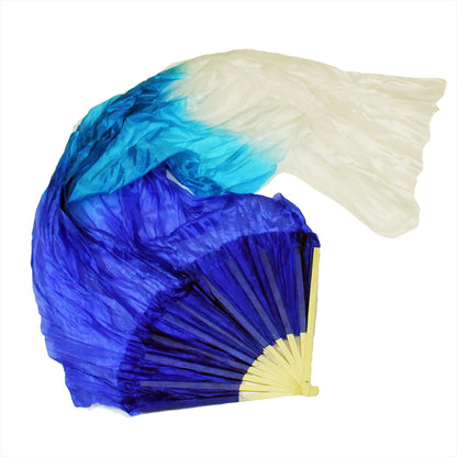Mougee Silk Fan - For Dance, Festivals, or Just for Fun (Sold Individually)