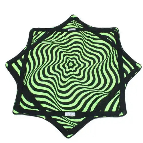 Artist Series: Chris Dyer Designs Exclusively for Mougee Star - Green Ripple - Neon - flow star