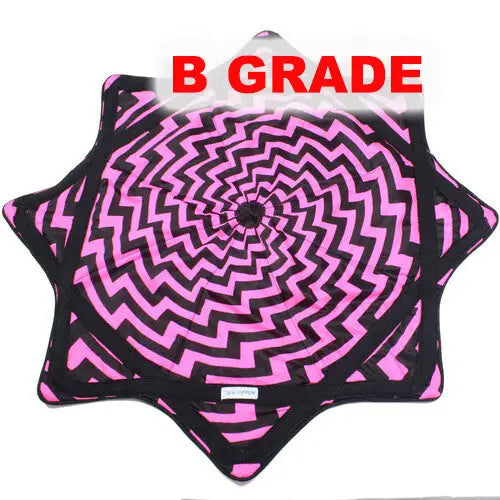 B GRADE - Mougee Air - Flow Star - 27’’ Diameter - Slightly Irregular - Shocking Pink - Toys