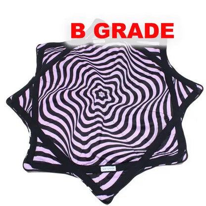 B GRADE - Mougee Air - Flow Star - 27’’ Diameter - Slightly Irregular - Purple Ripple - Toys