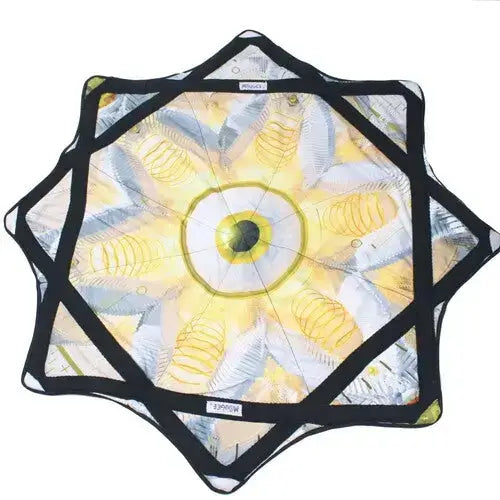 B GRADE - Mougee Classic Flow Star - 27’’ Diameter - Slightly Irregular - Lotus - Glass Crane - Juggling