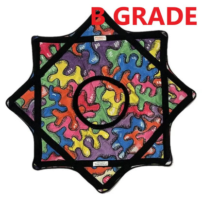 B GRADE - Mougee Midway- 24’’ Diameter -Not too big Not small - Just right - SLIGHTLY IRREGULAR - Gooey Puzzle
