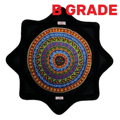 B GRADE - Mougee Mini Star Flow - 20’’ Diameter - Slightly Irregular - Record Mandala- Chris Dyer Collection - Juggling