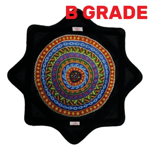 B GRADE - Mougee Mini Star Flow - 20’’ Diameter - Slightly Irregular - Record Mandala- Chris Dyer Collection - Juggling