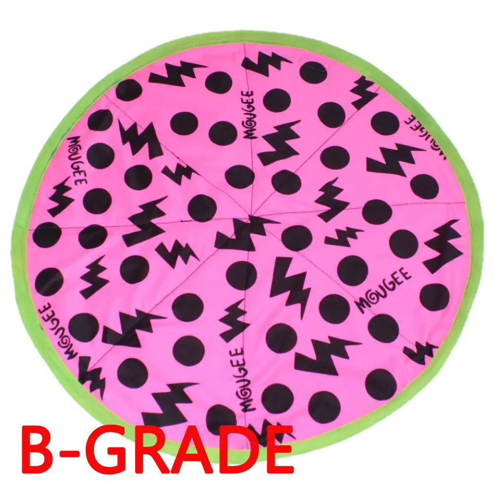 B GRADE - Mougee Star Flow - Pizza Series - Perfectly Weighted - SLIGHTLY IRREGULAR - PINK VOLT (UV Reflective) - Toys