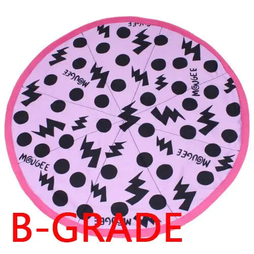 B GRADE - Mougee Star Flow - Pizza Series - Perfectly Weighted - SLIGHTLY IRREGULAR - LAVENDER VOLT (UV Reflective)