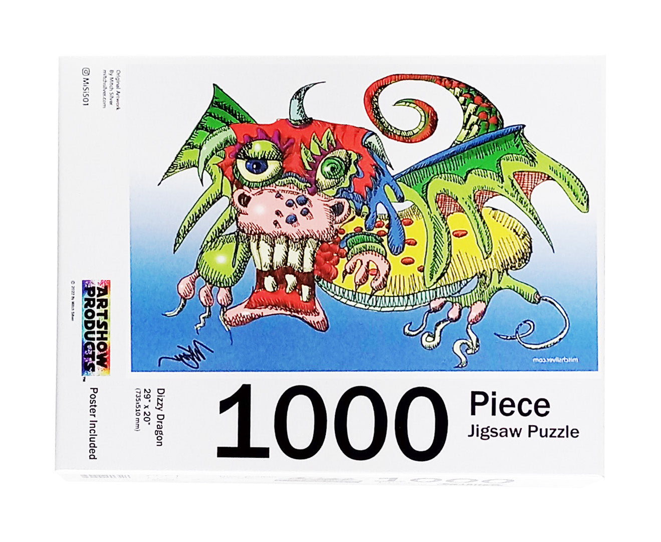 Premium 1000 Piece Jigsaw Puzzle 29"x 20" Orig. Artwork by MiSi501