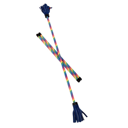 Z-Stix Professional Juggling Flower Sticks-Devil Sticks and 2 Hand Sticks, High Quality, Beginner Friendly - Festival Series