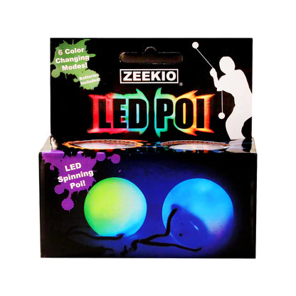 Zeekio Rechargable LED POI - Beginner to Pro - Glow Flow Toy