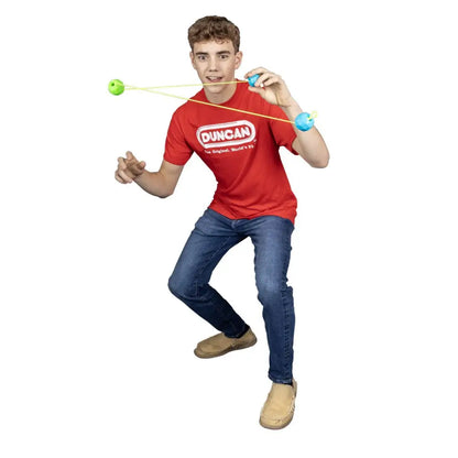 Duncan Nova Flow 3 Ball Attached Juggling Skill Toy with Storage Case - Toys