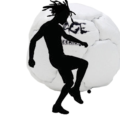 Zeekio -The Rage- 14 Panel Genuine Leather Footbag - Hacky Sack