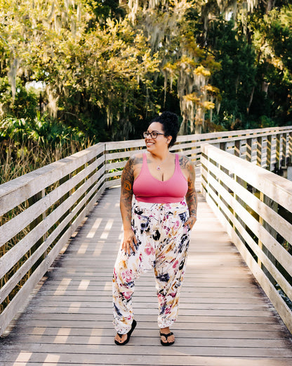 Floral Harem Pant - Unisex
