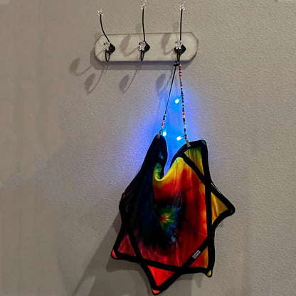 Mougee Beaded LED Clip - Carry Your Flow Star Around In Style - Adjustable Length - Toys