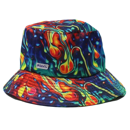 Mougee Bucket Hat - Printed in our most Popular Designs - Scorched Ice - A Side M/L - Apparel