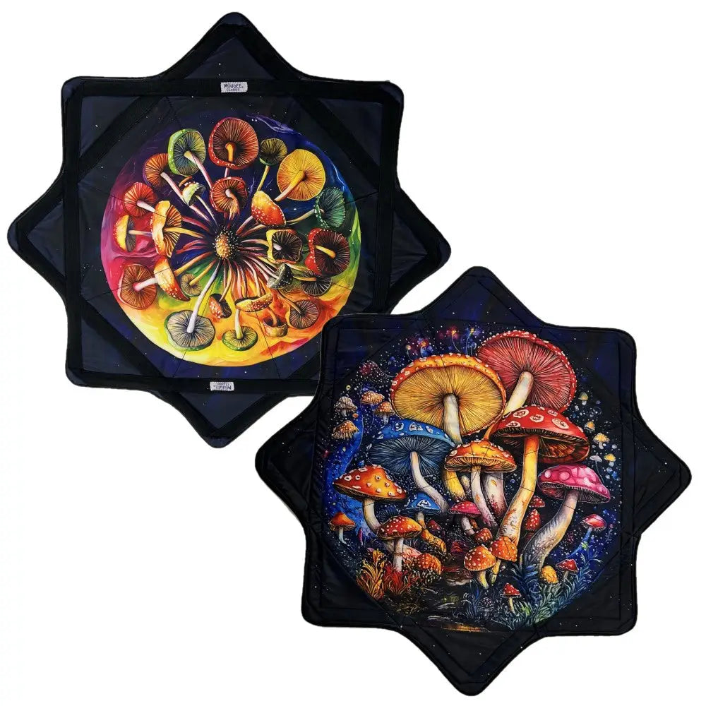 Mougee Classic Flow Star - 27’’ Diameter - 14 oz - Fungal Jungle - Two Sided - Toys