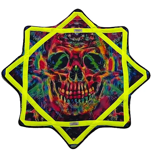 Mougee Classic Flow Star - 27’’ Diameter - 14 oz - Neon Afterlife - Toys