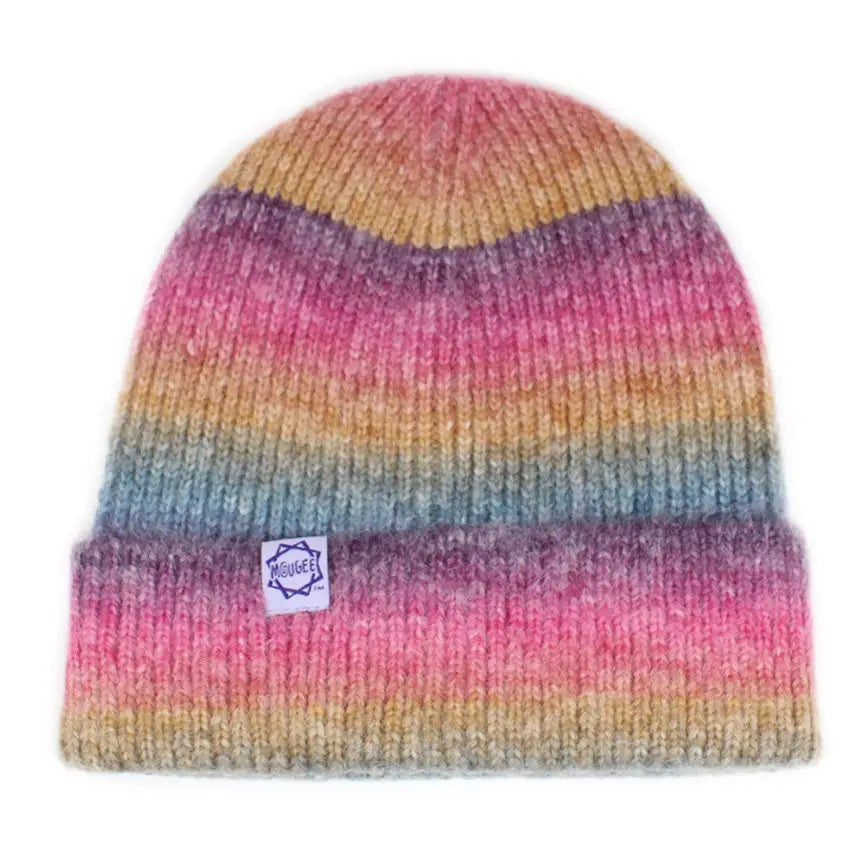 Mougee Cozy Winter Knit Caps - In Cheerful Color Combinations
