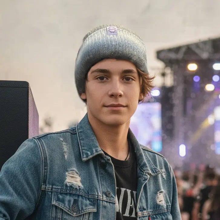 Mougee Cozy Winter Knit Caps - In Cheerful Color Combinations