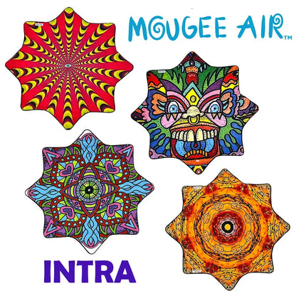 Mougee ’Intra’ Air Flow Star - Internal Webbing - 27’’ Diameter - Durable and Vibrant Patterns - Toys