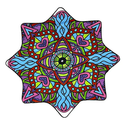 Mougee ’Intra’ Air Flow Star - Internal Webbing - 27’’ Diameter - Durable and Vibrant Patterns - Forgiveness - Chris