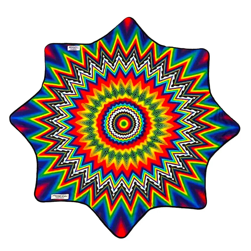 Mougee ’Intra’ Classic Flow Star - Internal Webbing - 27’’ Diameter - Durable and Vibrant Patterns - Aztec Ripple