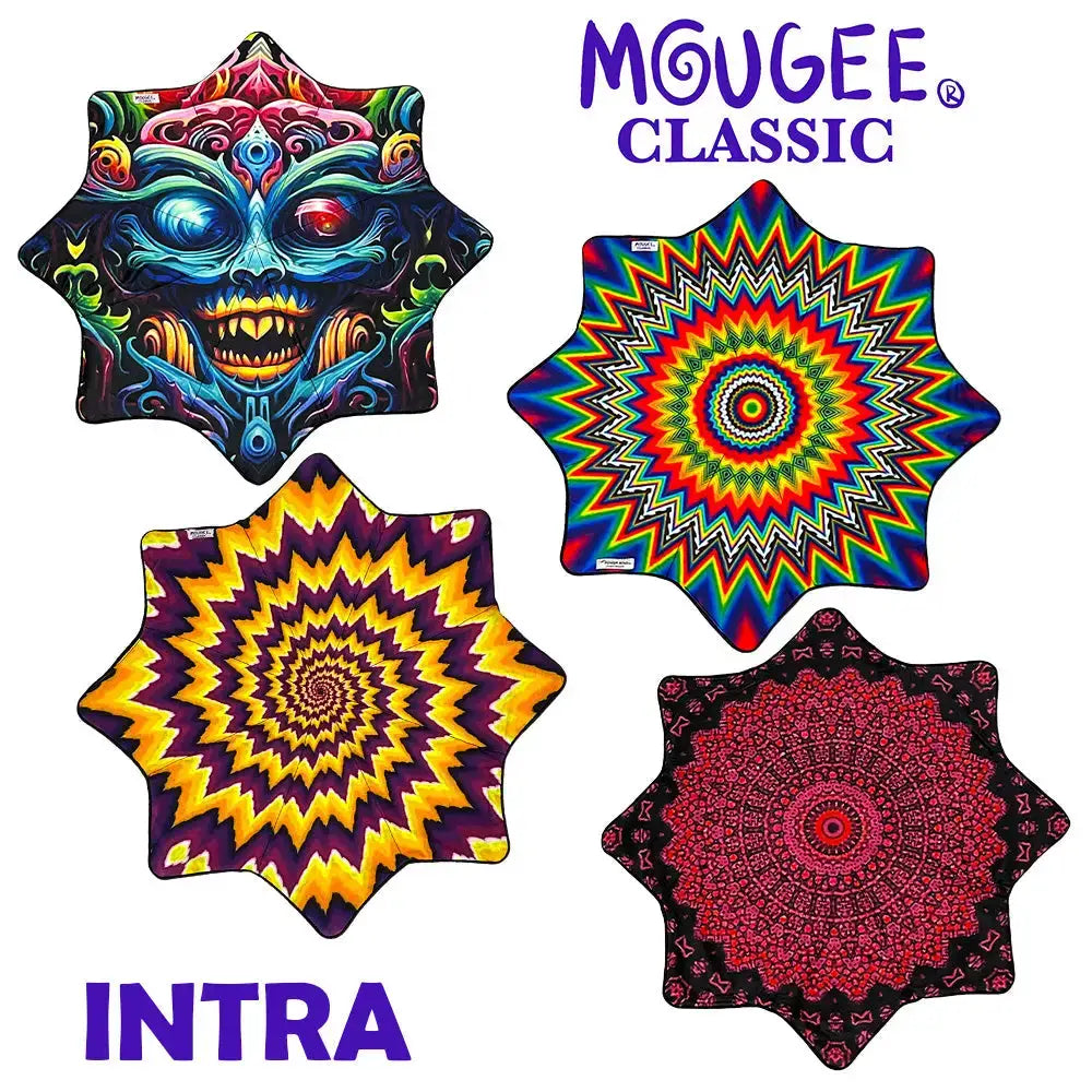 Mougee "Intra" Classic Flow Star - Internal Webbing - 27" Diameter - Durable and Vibrant Patterns