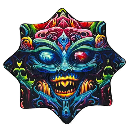 Mougee "Intra" Classic Flow Star - Internal Webbing - 27" Diameter - Durable and Vibrant Patterns