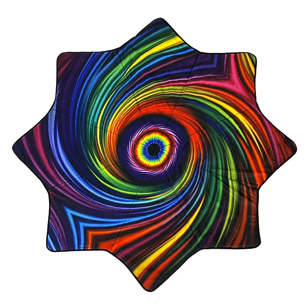 Mougee ’Intra’ Little Beast Flow Star - Internal Webbing - 34’’ Diameter and 1 Pound of Fun! - Colorstorm - Toys