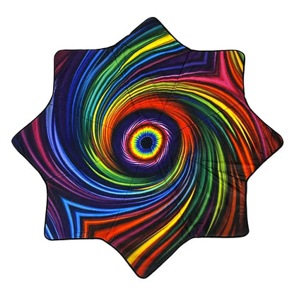 Mougee ’Intra’ Little Beast Flow Star - Internal Webbing - 34’’ Diameter and 1 Pound of Fun! - Colorstorm - Toys