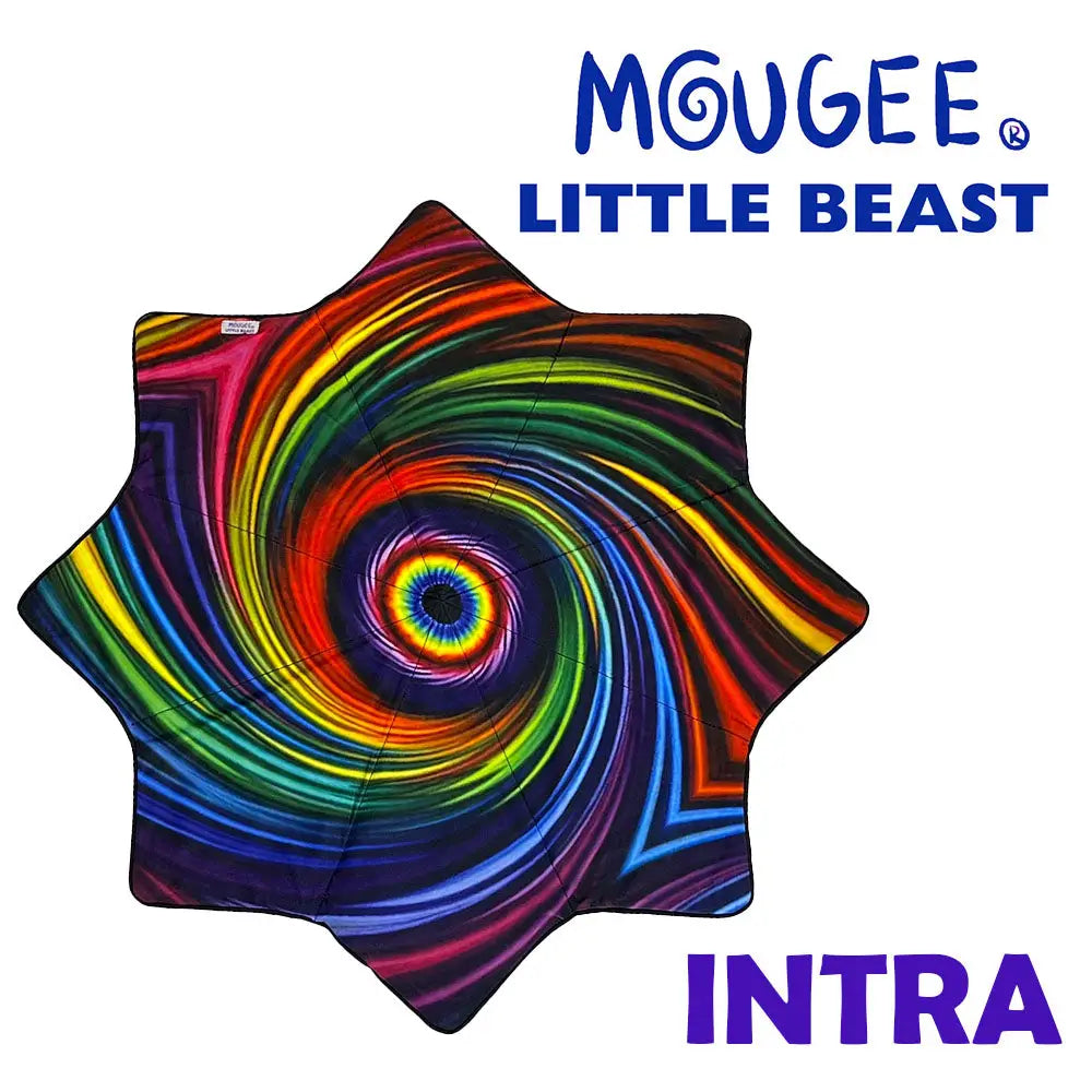 Mougee ’Intra’ Little Beast Flow Star - Internal Webbing - 34’’ Diameter and 1 Pound of Fun! - Colorstorm - Toys