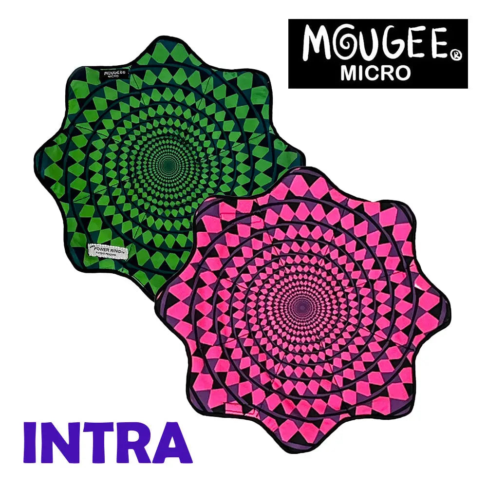Mougee ’Intra’ Micro Flow Star - Internal Webbing - A Pocket Friendly Version - Electric Acid with Power Ring - Toys