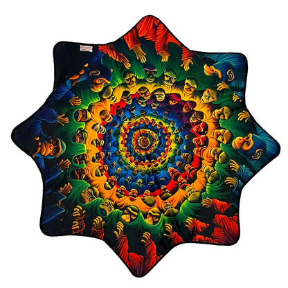 Mougee ’Intra’ Midway Flow Star - Internal Webbing - 24’’ Diameter - Durable and Vibrant Patterns - Toys