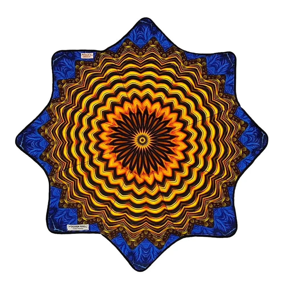 Mougee ’Intra’ Midway Flow Star - Internal Webbing - 24’’ Diameter - Durable and Vibrant Patterns - Solar Bloom