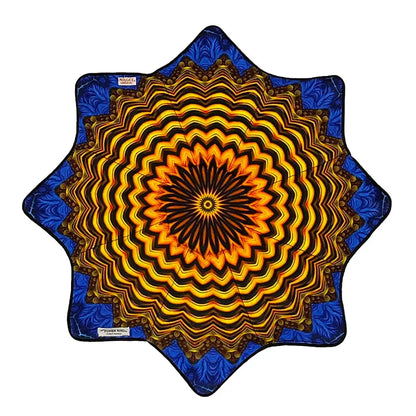 Mougee ’Intra’ Midway Flow Star - Internal Webbing - 24’’ Diameter - Durable and Vibrant Patterns - Solar Bloom