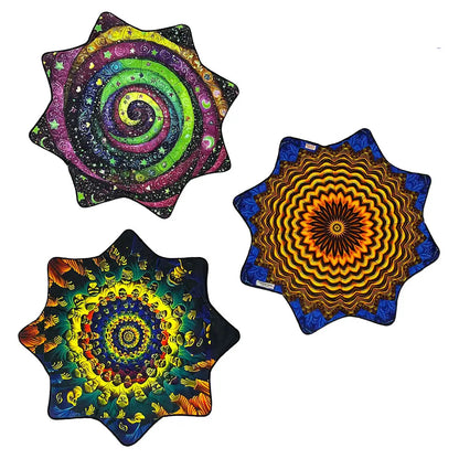 Mougee ’Intra’ Midway Flow Star - Internal Webbing - 24’’ Diameter - Durable and Vibrant Patterns - Toys