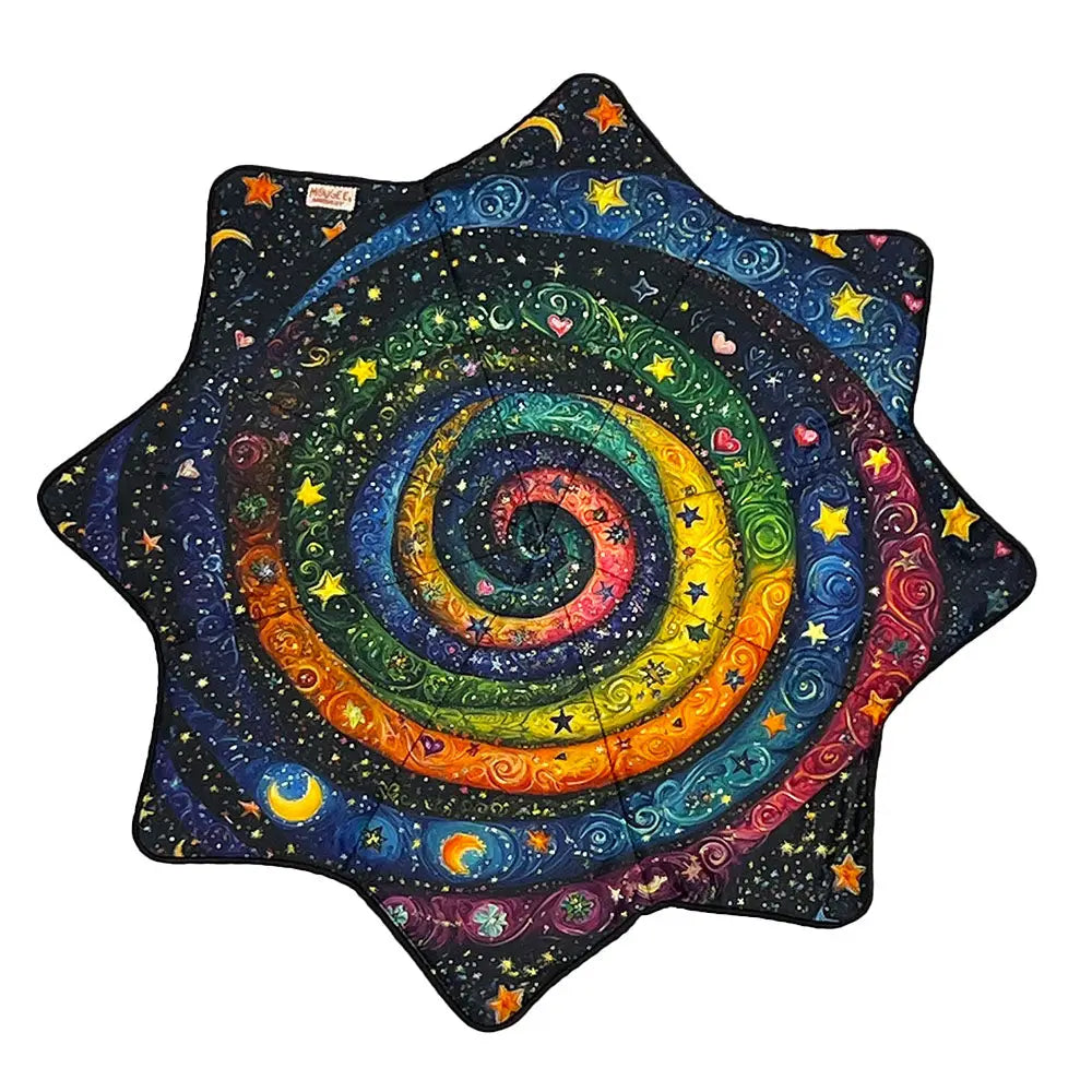 Mougee ’Intra’ Midway Flow Star - Internal Webbing - 24’’ Diameter - Durable and Vibrant Patterns - Celestial #2 - Toys