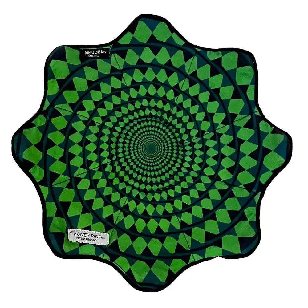 Mougee ’Intra’ Series Flow Star - Internal Webbing - Various Sizes - Electric Acid with Power Ring - MICRO - Toys